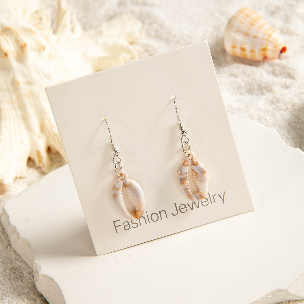 Wholesale Summer irregular acrylic starfish earrings